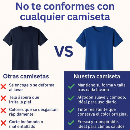 Camisetas en combo 3x1